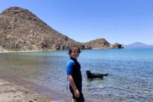 Paul at Bahia Balandra - Isla Carmen