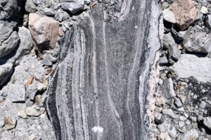 Obsidian rock at Bahia Pulpito