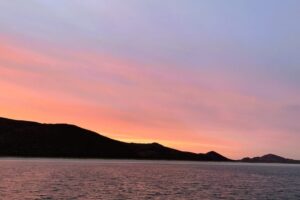 Sunset at Bahia Salinas - Isla Carmen