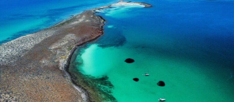 Aerial view of Isla Coronados