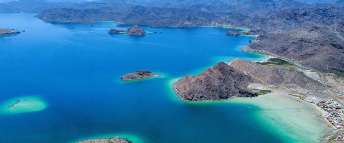 Aerial view of Bahia Concepcion