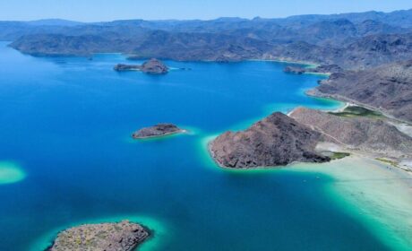 Aerial view of Bahia Concepcion