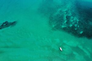 Aerial view of Bahia El Pescador