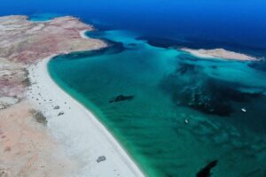 Aerial view of Bahia El Pescador