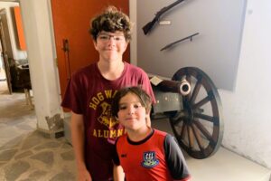 Victor and Paul at the Museo Excarcel de Mulege