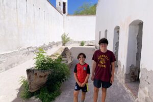 Victor and Paul at the Museo Excarcel de Mulege