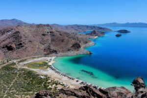 Aerial view of Playa Coyote