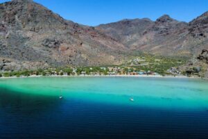 Aerial view of Playa Coyote