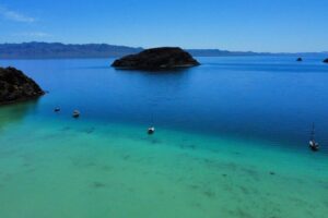 Aerial view of Playa Coyote