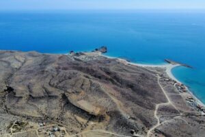 Aerial view of Punta Chivato