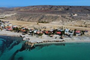 Aerial view of Punta Chivato