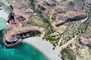 Aerial view of Bahia El Gato