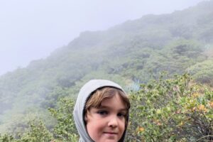 Paul climbing the Santa Ana volcano