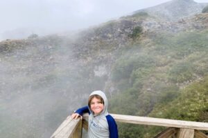 Paul at the Santa Ana volcano