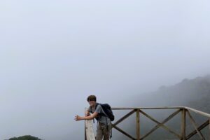 Victor at the Santa Ana volcano