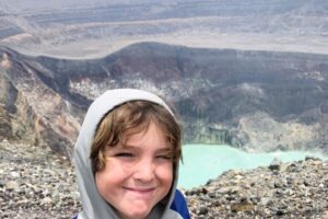 Paul at Santa Ana volcano