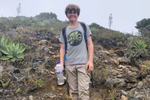 Victor at Santa Ana volcano