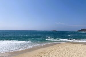 Beach near marina Chahue