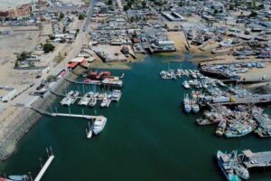 Aerial view of Puerto Penasco