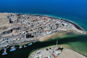 Aerial view of Puerto Penasco