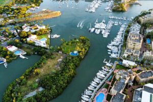 Aerial view of Puerto Vallarta