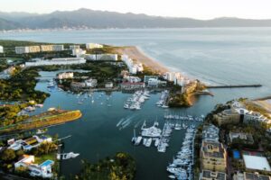 Aerial view of Puerto Vallarta