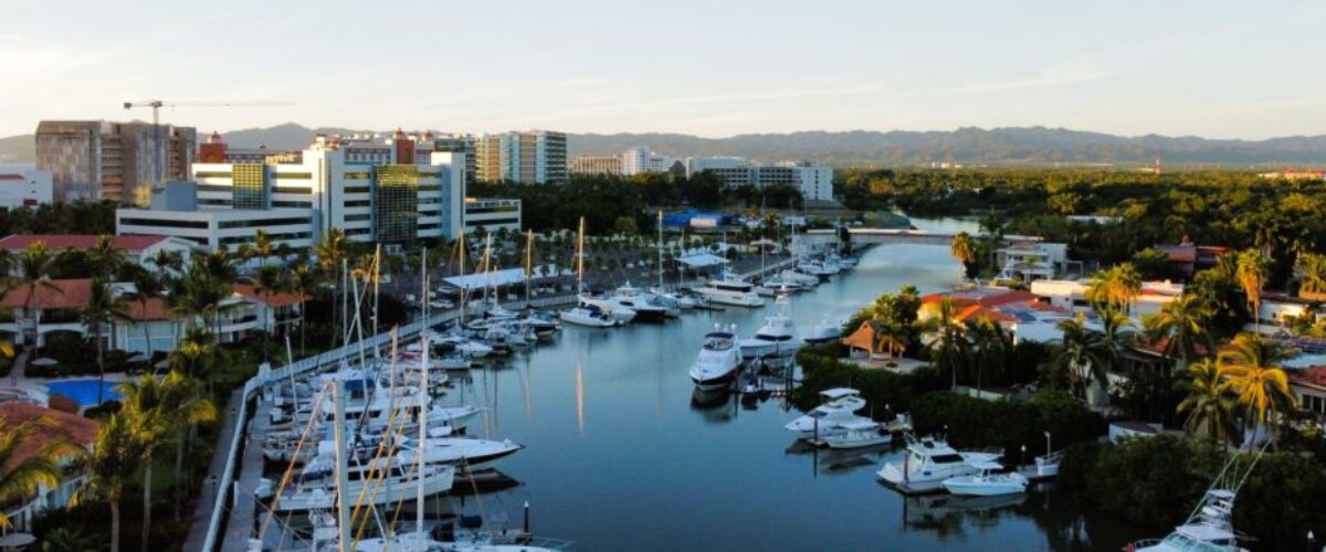 Aerial view of Puerto Vallarta