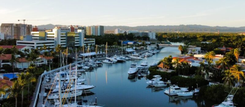 Aerial view of Puerto Vallarta