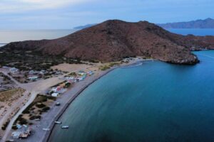 Aerial view of San Evaristo