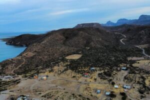 Aerial view of San Evaristo