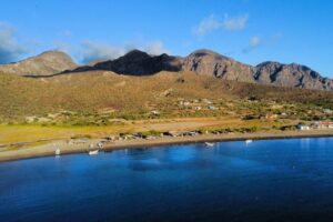 Aerial view of San Evaristo